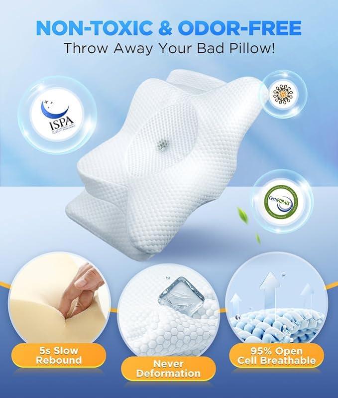 CozyRest Memory Foam Neck Pillow